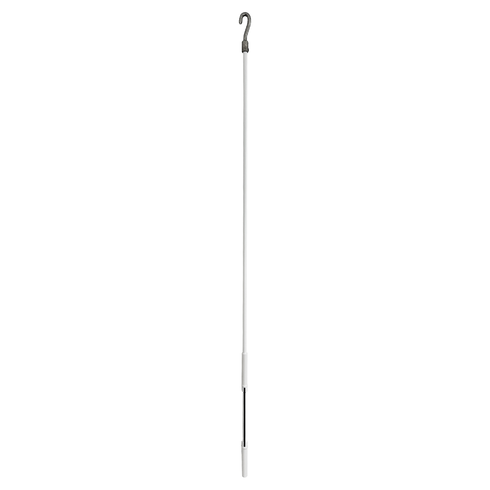 Handkurbel mit Haken, Länge 1400 mm, weiß, für Rollladen und Markisen