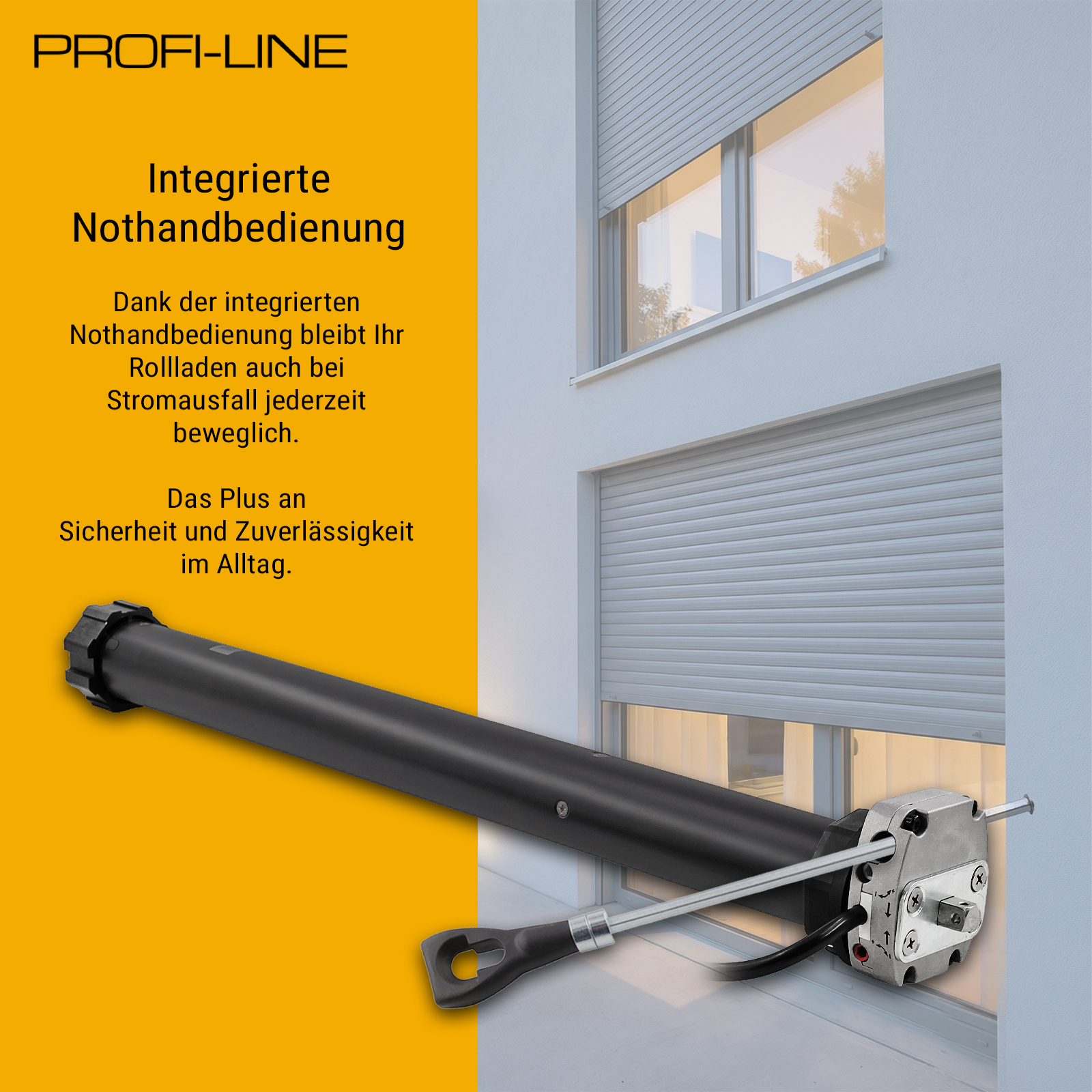 PROFI-LINE Rollladenmotor mit Nothandbetrieb PRO-NH5