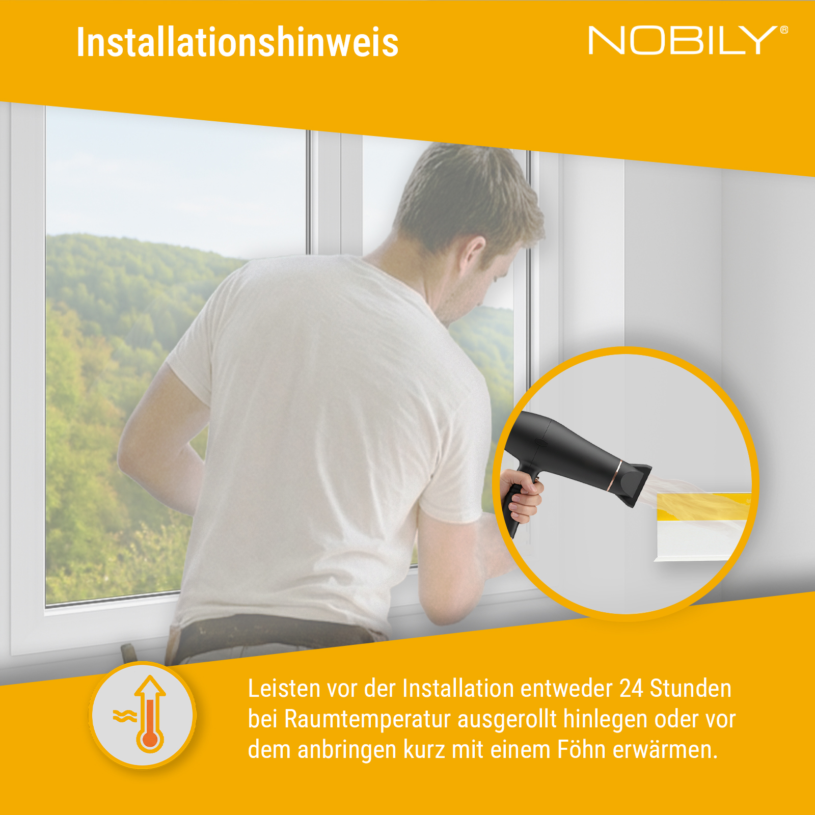 20mm-80mm Fensterleiste / Flachleiste selbstklebend MIT Lippe Stärke 1,5mm