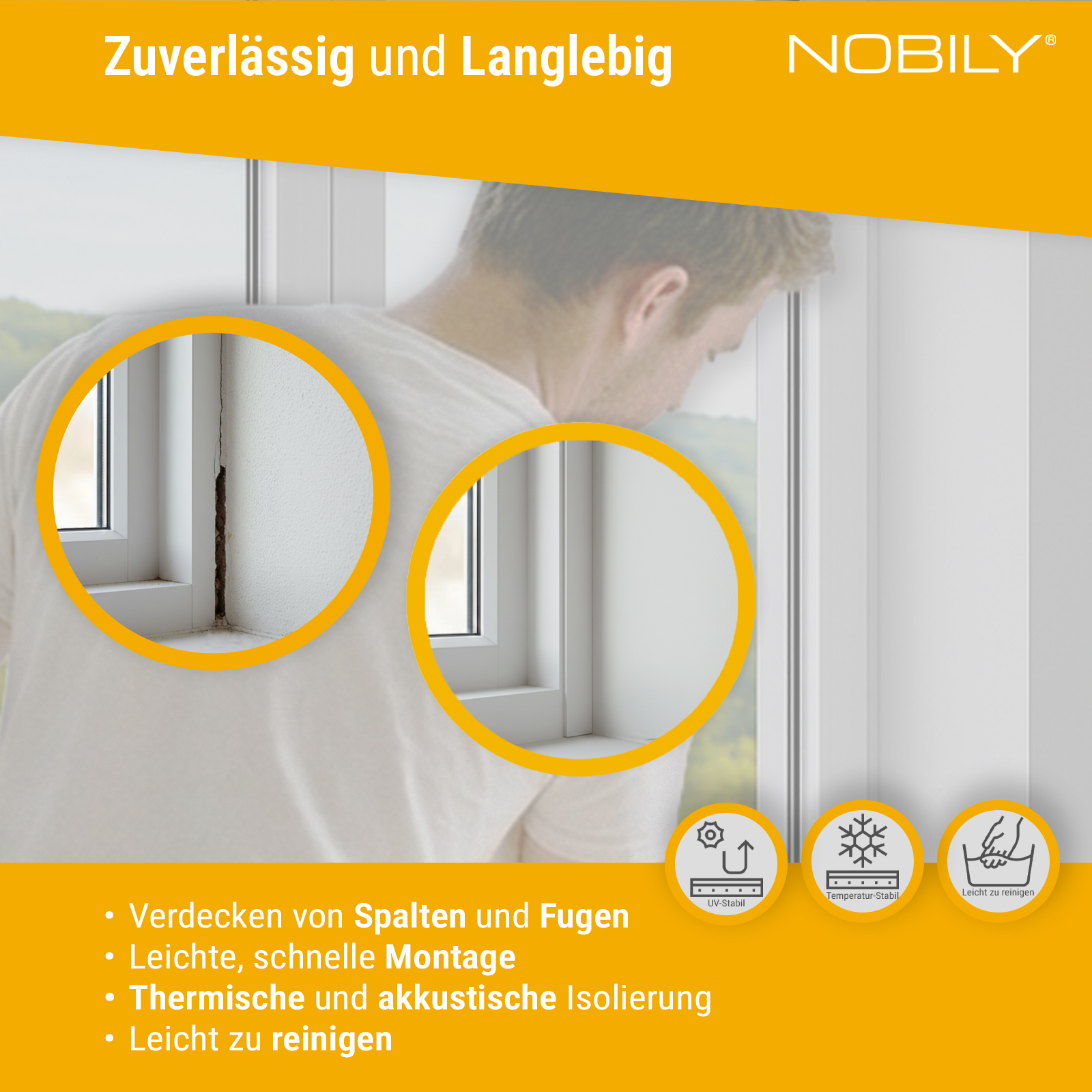 20mm-80mm Fensterleiste / Flachleiste selbstklebend OHNE Lippe Stärke 1,5mm