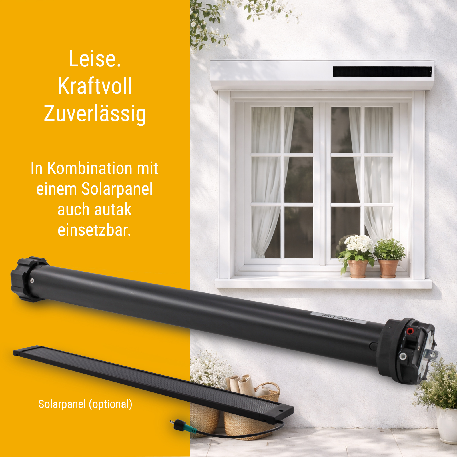 Profi-Line DC5 12V Gleichstrom Maxi-Rollladenmotor
